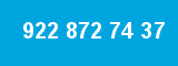 922 872 74 37 922 872 74 37